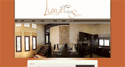 Desktop Screenshot of luxuryvillasiam.com