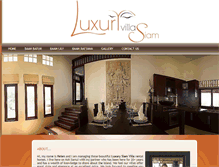 Tablet Screenshot of luxuryvillasiam.com